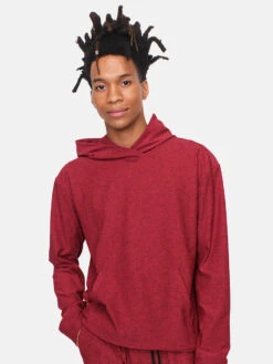 Sunday Hoodie -Outdoor Voices Store 1 hero M500090 TXC DRD Sunday Hoodie Deep Red 0005 V2