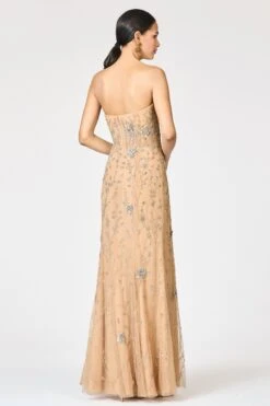 EMBELLISHED VIENNA GOWN - FAWN -Outdoor Voices Store 1SHOT 136 034