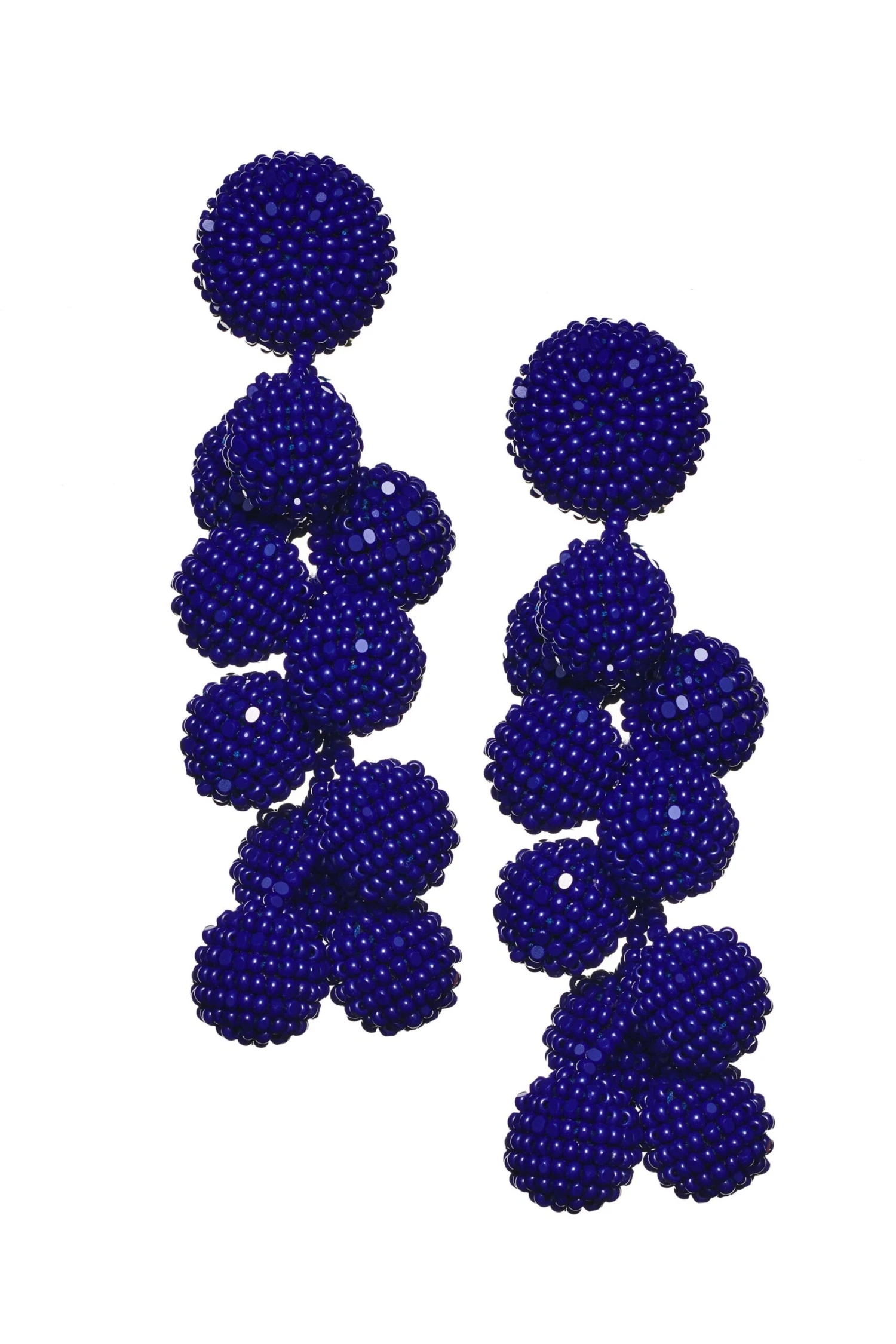 COCONUTS EARRINGS - IMPERIAL BLUE 4 COCONUTS EARRINGS - IMPERIAL BLUE - Image 2