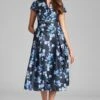 Martine Dress - Poseidon Venetian Petal -Outdoor Voices Store E COM 528