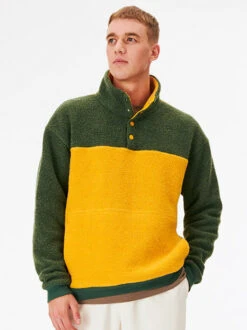 MegaFleece Snap Up -Outdoor Voices Store Front M500749 WNF SFJ MegaFleece Snap Up Sunflower Jasper 001 2 5Q7vQ4w