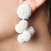 MINI COCONUTS EARRINGS - WHITE 1 MINI COCONUTS EARRINGS - WHITE -Outdoor Voices Store J18E02 MINICOCONUTS WHITE 2c7bd2b9 44c1 448c a263 62bc4a19130c