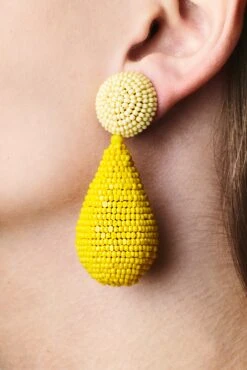 ALENA EARRINGS - CANARY