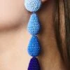 ELIZA EARRINGS - BLUE OMBRE -Outdoor Voices Store J20E27 ELIZAEARRING BLUEOMBRE