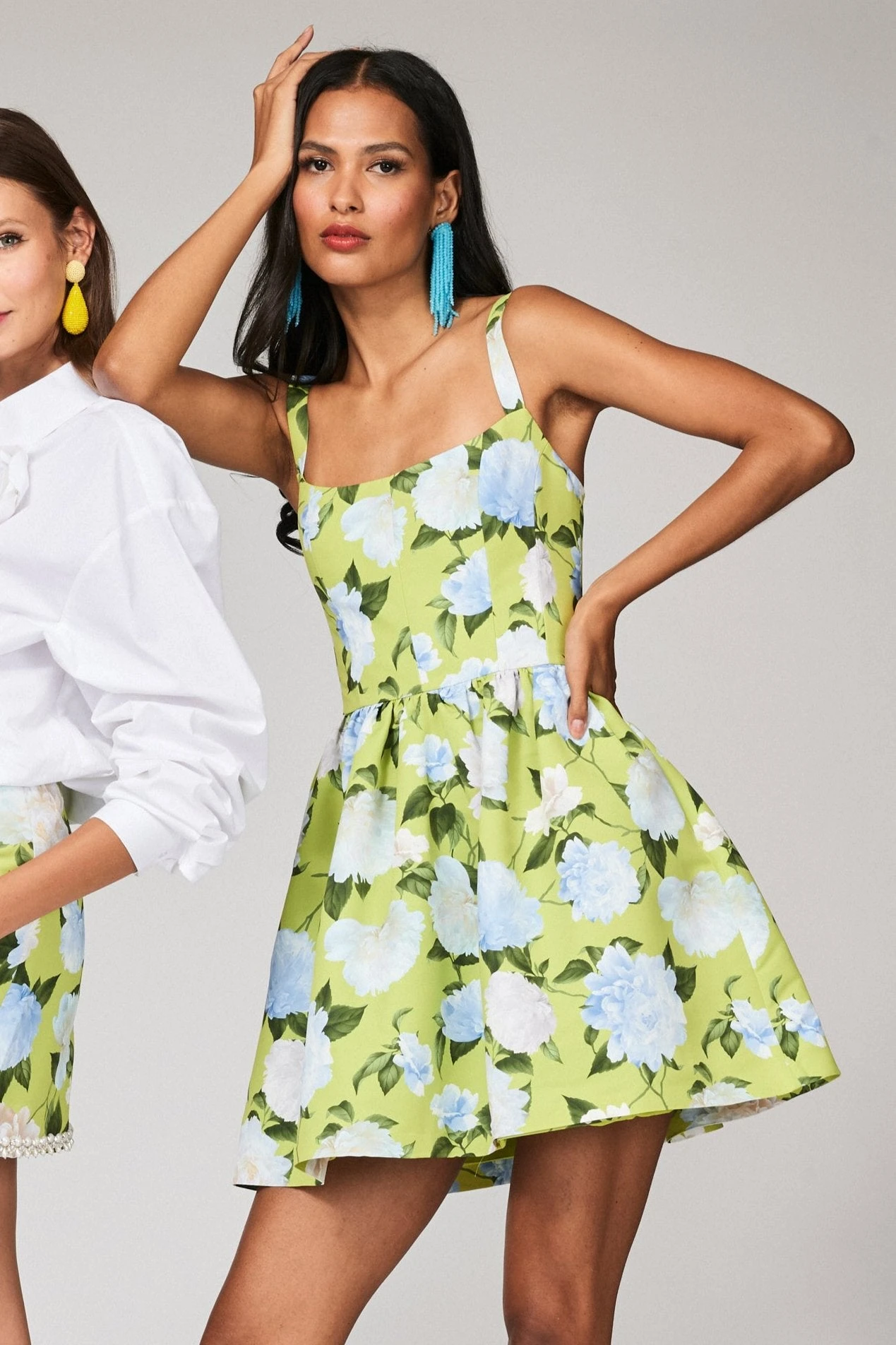 SAMIRA DRESS - CITRINE PEONIES 6 SAMIRA DRESS - CITRINE PEONIES - Image 4