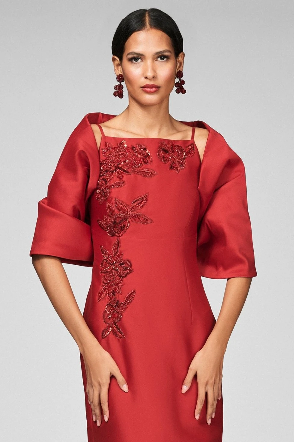 The Hug Shawl - Holly Red 3 The Hug Shawl - Holly Red