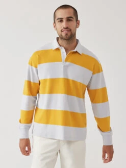 Rugby Longsleeve 11 Rugby Longsleeve -Outdoor Voices Store M301862 RGC PMG Rugby Longsleeve Phantom Goldfinch 042