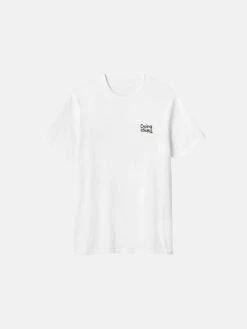 OV Block Logo Tee -Outdoor Voices Store OV GRAPHIC TEE WHITE FRONT 008