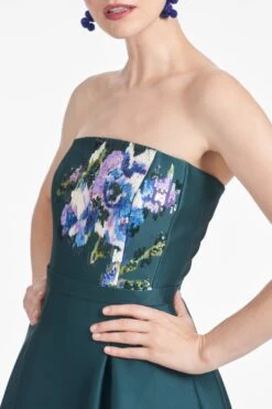 Shay Dress - Forest Green Placement Ikat 9 Shay Dress - Forest Green Placement Ikat -Outdoor Voices Store R251D04 300 5