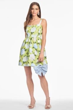 SAMIRA DRESS - CITRINE PEONIES 9 SAMIRA DRESS - CITRINE PEONIES -Outdoor Voices Store S253D32 324