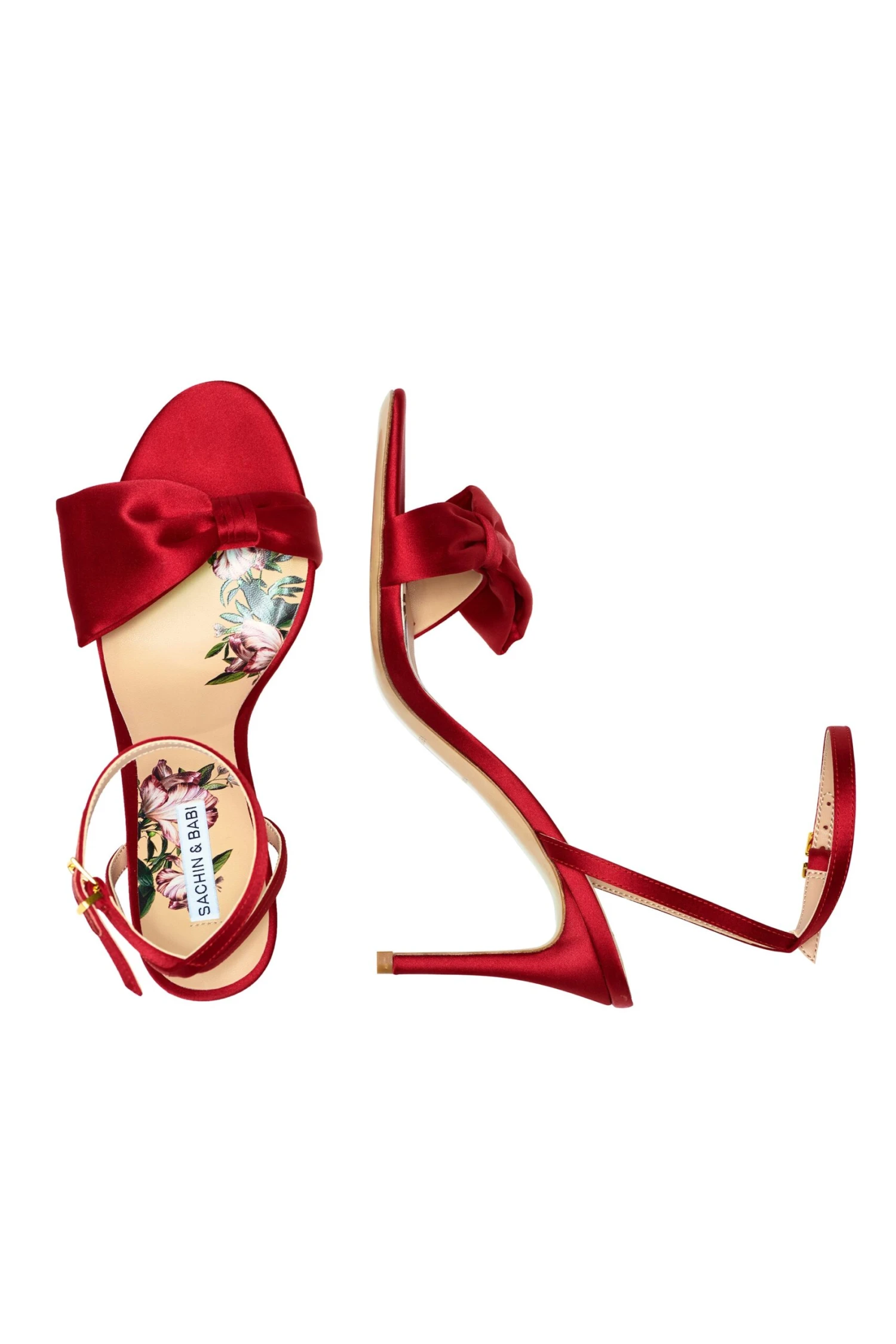 Chelsea Obi-Bow Open Toe - Holly Red 3 Chelsea Obi-Bow Open Toe - Holly Red