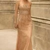 EMBELLISHED VIENNA GOWN - FAWN 2 EMBELLISHED VIENNA GOWN - FAWN -Outdoor Voices Store Sachin Babi 0386 2 Edit