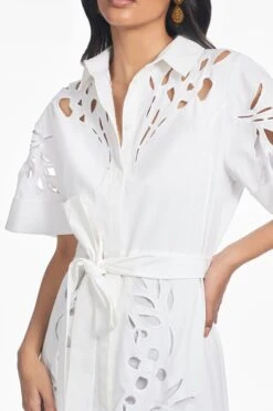 VINCENZA DRESS - WHITE -Outdoor Voices Store T251D07 100 6