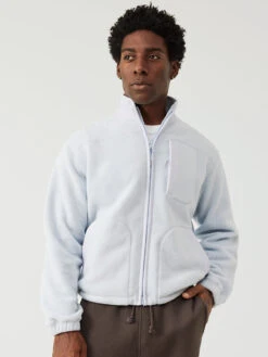 PrimoFleece Relaxed Full Zip 11 PrimoFleece Relaxed Full Zip -Outdoor Voices Store U502008 PMF JDB PrimoFleece Zip Up Jasmine Dusty Blue CJ 012