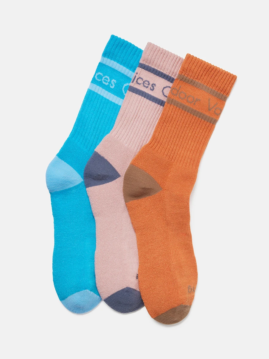 OV Club Crew Sock 3-Pack 7 OV Club Crew Sock 3-Pack - Image 5