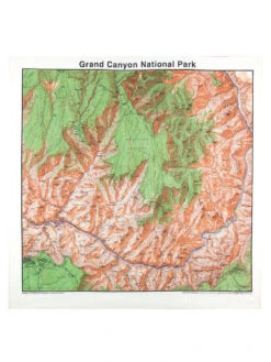 Printed Image National Park Bandana -Outdoor Voices Store U602345 TPY GCY LALNSYR