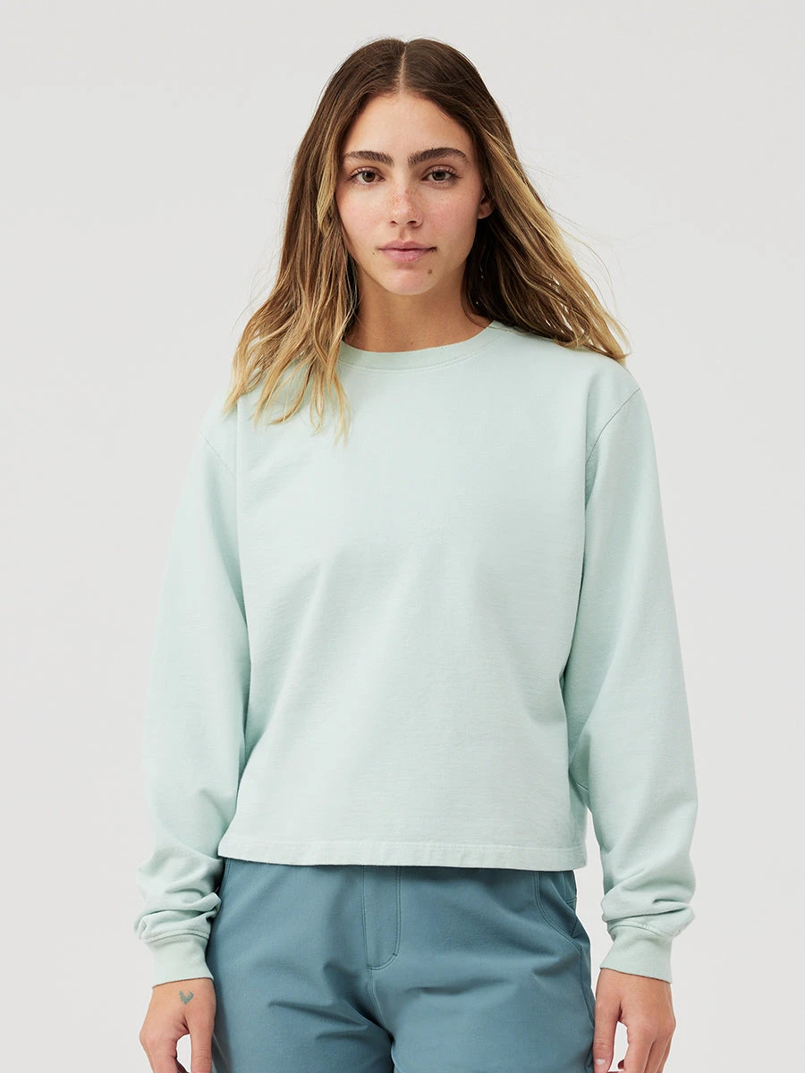 Cotton Terry Cropped Sweatshirt 6 Cotton Terry Cropped Sweatshirt - Image 4