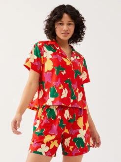 SolarCool Tourist Shirt -Outdoor Voices Store W301700 UPF BTF SolarCool Camp Collar Butterfly 0169 OMesBkR