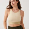 TechSweat™ Criss Cross Crop Top 1 TechSweat™ Criss Cross Crop Top -Outdoor Voices Store W301850 TSW BRP Move Free OV Crop Top Burlap 096 VSrRUQJ