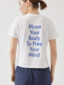Move Your Body Shortsleeve -Outdoor Voices Store W302095 CTJ WHI Move Your Body Shortsleeve White 026 6lXag1K