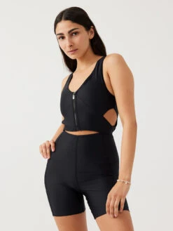 SplashKnit 6" Bodysuit 7 SplashKnit 6" Bodysuit -Outdoor Voices Store W401707 STW BLK SplashKnit 6in Bodysuit Black 081 GvoI8Jf