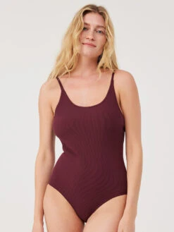 SuperForm™ Rib Leotard 7 SuperForm™ Rib Leotard -Outdoor Voices Store W401890 SFR SRZ Rib Leotard Shiraz DH 081 1XOL2wp