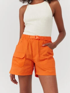 RecNylon 4" Short 10 RecNylon 4" Short -Outdoor Voices Store W702152 RCN OGD RecNylon 4in Short Orangeade 228 1 xvneroa