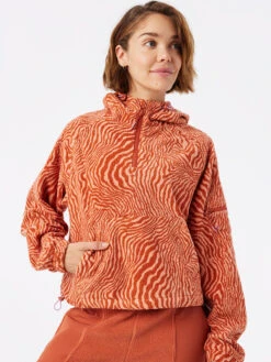 PrimoFleece 1/4 Zip Hoodie 16 PrimoFleece 1/4 Zip Hoodie -Outdoor Voices Store W801572 PMF MLZ Fleece Womens Pullover Melon Zebra 088 BX9VrTG