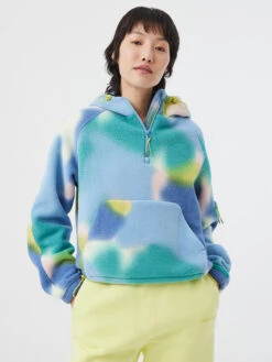 PrimoFleece 1/4 Zip Hoodie 18 PrimoFleece 1/4 Zip Hoodie -Outdoor Voices Store W801572 PMF MTL Fleece Pullover Multi Lava 026 GtpFxY1