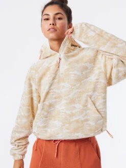 PrimoFleece 1/4 Zip Hoodie 17 PrimoFleece 1/4 Zip Hoodie -Outdoor Voices Store W801572 PMF WHC Fleece Womens Pullover White Cloud 081 ogG40iB